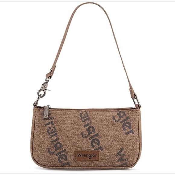Wrangler Retro Style Tan Shoulder Bag NWT - Picture 8 of 9